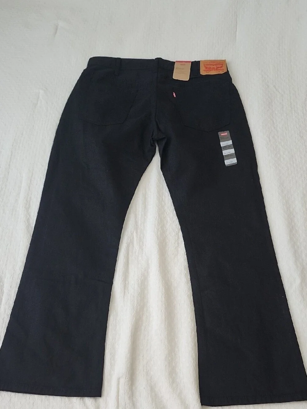 Levi's 517 Men's Black Bootcut Jeans Cotton Hemp Size 34x30 NWT